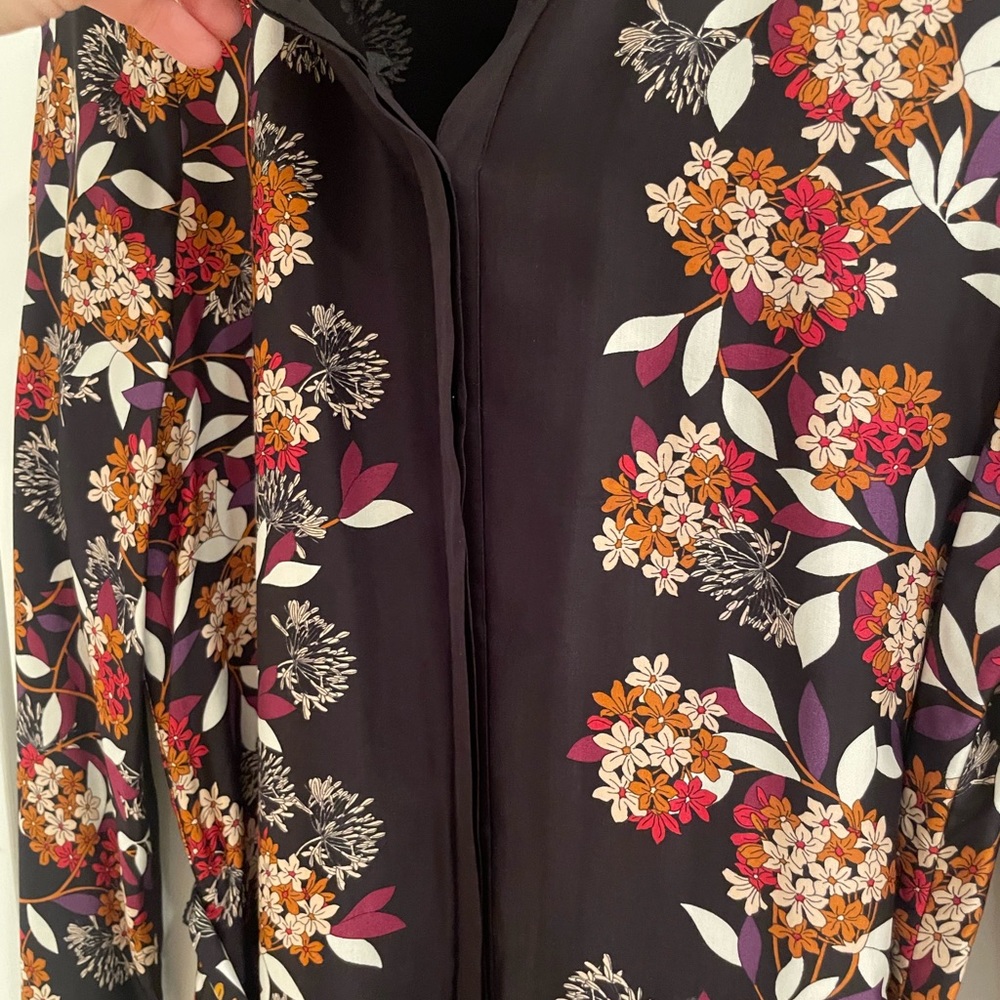 Massimo Dutti Button Up Tie Dress View 5
